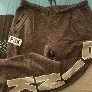 Pink sweat pants sz medium